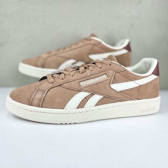 Reebok Shoes - Reebok Women's Club C Grounds UK Scorched Earth Suede Sneakers Sz 10